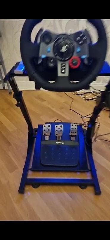 İstehsal avadanlığı: Logitech G29 Driving Force sükanı, pedallar və sürət qutusu ilə tam — 1