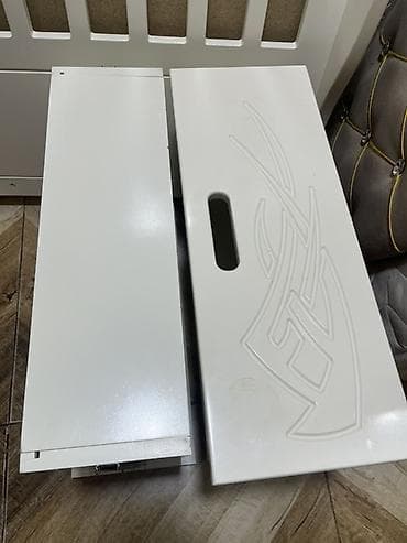 Для девочки и мальчика, Четырехугольная, Колыбель, Без бортиков, С матрасом, С механизмом качания — 4