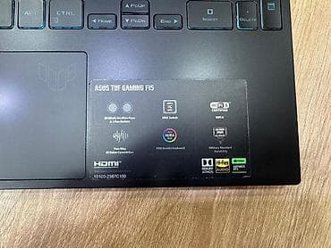 oyun notbukları: İşlənmiş ASUS TUF Gaming, 15.6 ", Intel Core i5, 512 GB, Ünvandan götürmə, Ödənişli çatdırılma, Rayonlara çatdırılma — 7