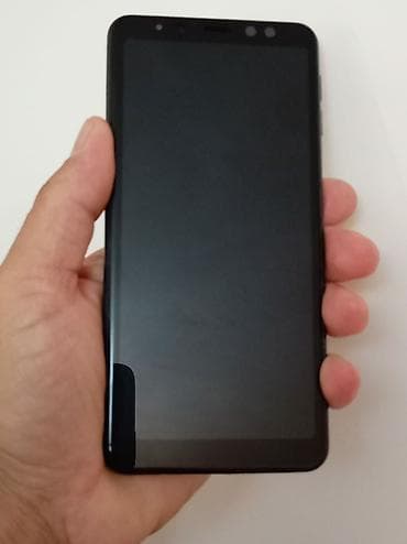 samsung c: Samsung Galaxy A7 2018, 64 GB, rəng - Boz, Barmaq izi — 4