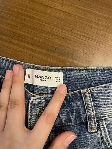 Mango Denim qadın şortik Yeni kimidi 2 defe geyinmisem Razmer 38 — 5