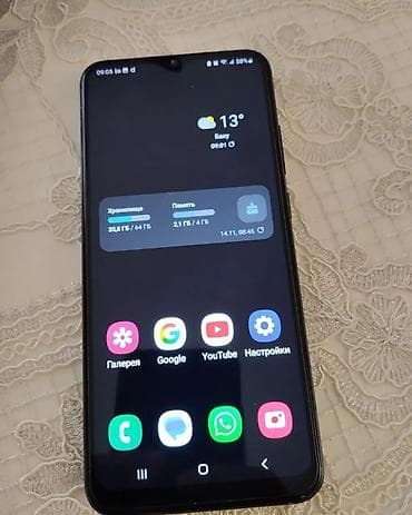 samsung plano: Samsung Galaxy A03, 64 ГБ, цвет - Черный, Две SIM карты — 1