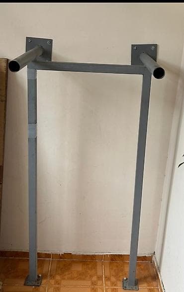 turniket nədir: Metaldan hazırlanmış paralel turnik (dips stendi) - Material: qalın — 2