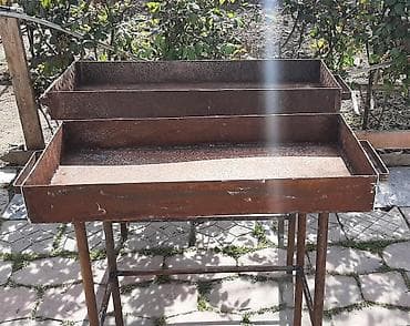 Manqallar, qrillər, barbekyu: 4mm lik listdən hazırlanıb. Qiymətlər ölçüyə görə dəyişir. İstənilən — 3