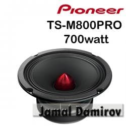 masin ucun kalonkalar: Pioneer TS-M800PRO Размер 20 cm Максимальная шумовая мощность 700 W — 1