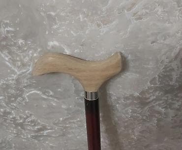 Ortozlar: Taxta gəzinti əsası - Material: tam taxta gövdə, təbii ağacdan — 2