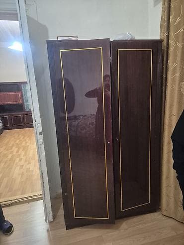 Açılan, 2 qapılı Düz dolab, Qarderob, paltar dolabı
