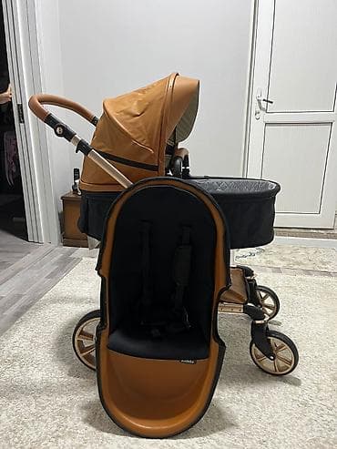 Коляски: Kidilo 2-in-1 uşaq arabası - Transformasiya olunan beşik və oturacaq — 2