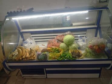 soyuducu xirdalan: Məhsul: Mağaza/vitrin soyuducu vitrini Təsvir: - Önü əyrixətli şüşə — 3