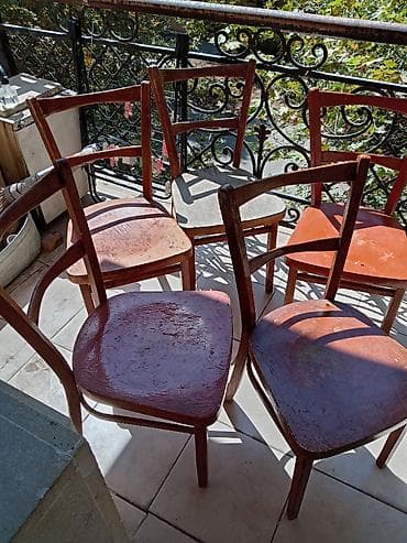 sutul: İşlənmiş, Sadə stul, Taxta — 5