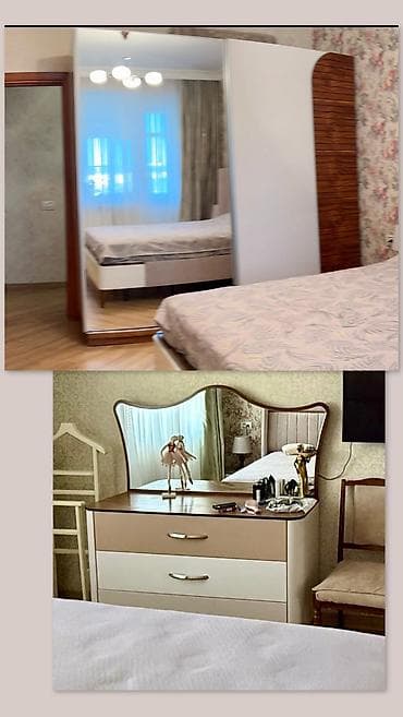 İşlənmiş, 2 qapılı, Güzgülü, Bej, Taxta, Kupe, Düz dolab