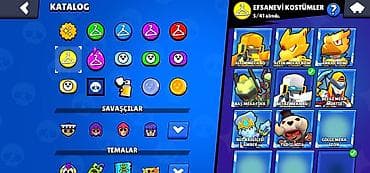 xbox one: Brawl Stars oyunu üçün tam dolu oyun hesabı - Kupa sayı: 50 174 - — 9