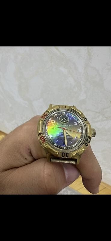 Сумки: Наручные часы, Vostok, цвет - Золотой — 6