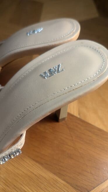 домашние тапочки зайчики: Сабо, Размер: 37, цвет - Бежевый, Новый — 2