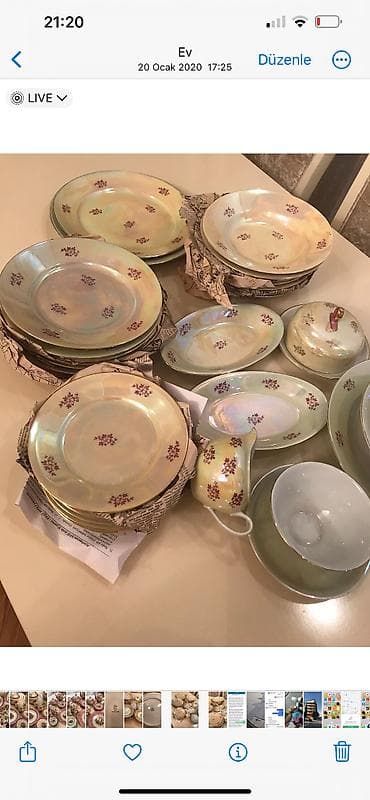 caska destleri: Nahar dəsti, rəng - Bej, Almaniya — 1