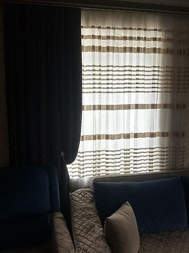 perde: Qalın pərdə və tül dəsti - Komlekt: 1 ədəd qalın pərdə + 1 ədəd tül - — 1