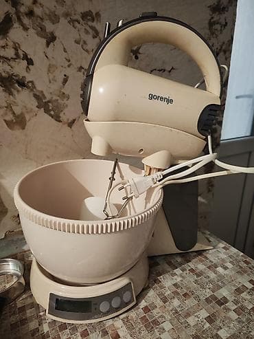 xəmir mikseri: Gorenje stasionar mikser + fırlanan qab - Brend: Gorenje - Tip — 1
