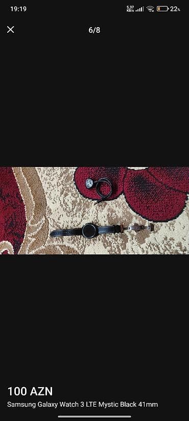 sud ceken aparat: İşlənmiş, Smart saat, Samsung, Suya davamlı, rəng - Qara — 1