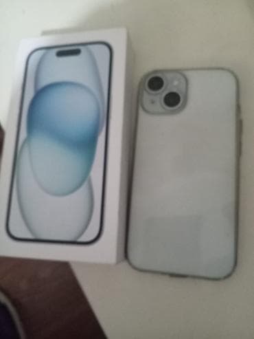 ucuz telefon iphone: IPhone 15, 128 GB, Ağ, Simsiz şarj, Face ID — 1