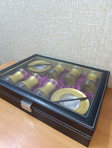 Təmir və tikinti: Çay dəsti, rəng - Qızılı, Şüşə, 126 nəfərlik, Azərbaycan — 3