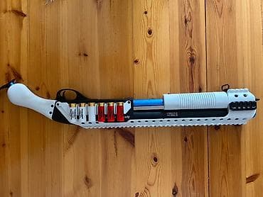 aksesuarlar: Airsoft pompalı tüfəng — Double Bell X996X seriyası (qutu və — 4