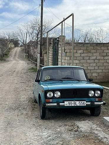 VAZ 2106, sedan, mavi rəng. - Mühərrik: karbüratorlu benzin, 4