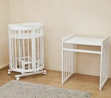 manej beşik: Oğlan və qız üçün, Yumru, Beşik, Dəstsiz, Matras ilə, Yellənmə mexanizmsiz — 3