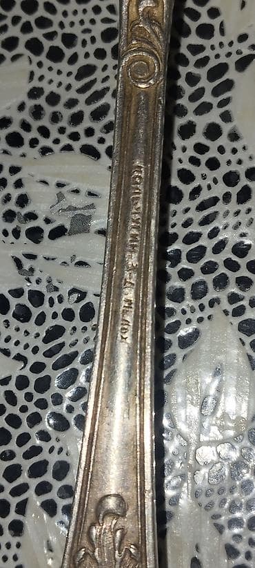 ucuz pərdə: Kolleksiya üçün köhnə metal çəngəl‑qaşıq dəsti - Müxtəlif ölçülərdə — 7