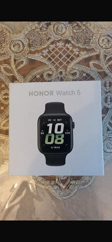 esger saati: Smart saat, Honor, Sensor ekran, rəng - Qara — 1