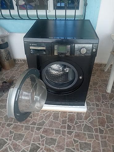 et masini: Bosch Logixx 8 VarioPerfect paltaryuyan maşın - Ön yükləməli, qara — 1