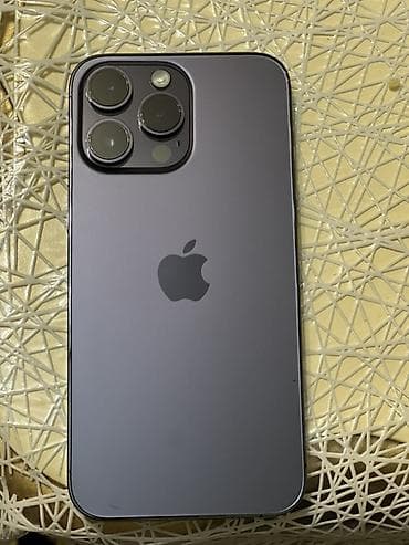 IPhone 14 Pro Max, 128 GB, Deep Purple, Zəmanət, Barmaq izi, Face ID