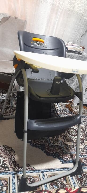 pultlu masın: Uşaq yemək stulu - Brend: Chicco (oturacaqda orijinal logo var) - — 3