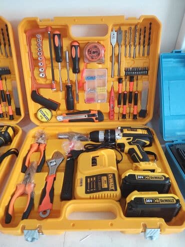 drel nabor dəsti: Drel drel dewalt 36v drel drel nabor 13mm patronla drel dəsti drel — 1