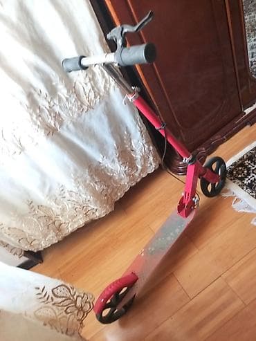scooter xiaomi pro 2: Şəhər üçün skuter – mexaniki, iri təkərli - Rəng: qırmızı - — 4