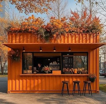 konteynerlər: Yeni muasir modul evlər kotteclər koffe şoplar istirahət məkanları — 2