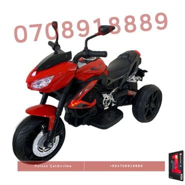 maşınlar uşaq üçün: 3 - 8 yaşa qədər uşaqlar üçün elektrikli motosiklet. Uşaqlar üçün 12V — 2