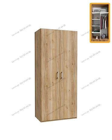 2 Qapılı Dolab Kiçik məkanlar üçün ideal, kompakt və şık 2 qapılı