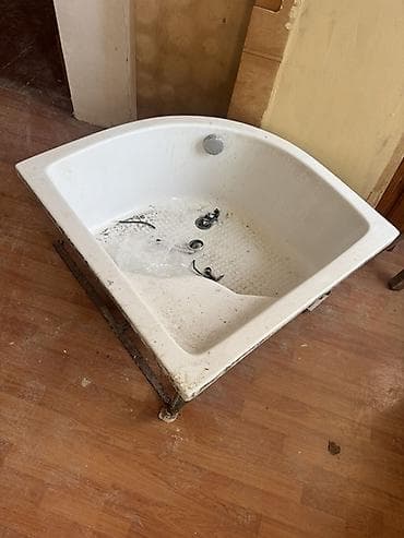 hamam kuncluyu: Künc tipi akril vanna evdən cixmalidir deyə ucuz veririk - Forma — 1