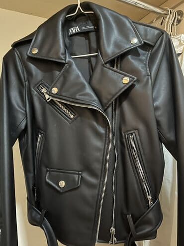 elektron saat qol: Zara qadın . kurtka 
Az geyilib — 4