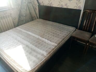 Kreslolar: İşlənmiş, İkinəfərlik çarpayı, Bazasız, Matras ilə, Siyirməsiz — 1