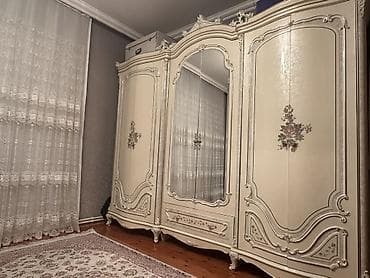 divan və kreslo: Klassik üslubda tam mebel dəsti - Yataq otağı: başlığı kapitonajlı — 9