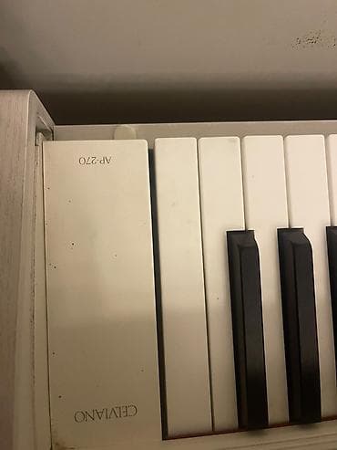 dj controller az: CASIO CELVIANO rəqəmsal pianino – ağ korpuslu ev və səhnə üçün ideal — 5