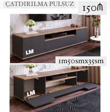 TV altlığı: Düz TV altlığı, Polkalı, Taxtalı — 1