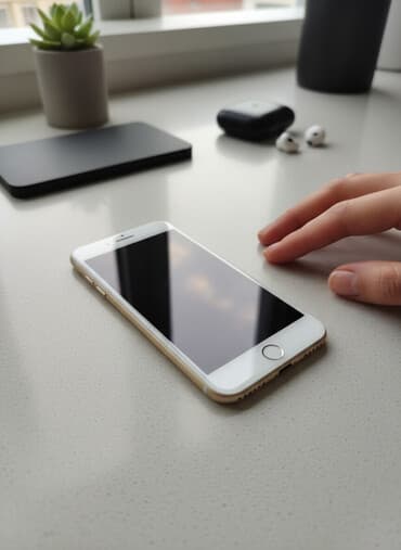 irshad telecom iphone 7 plus 128gb: IPhone 7 Plus, 128 GB, Matte Gold, Barmaq izi — 1