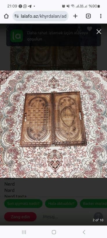 Nərd Nerd Nərd Nerd taxta qoz ağacından hazırlanmış əl işi diplomat