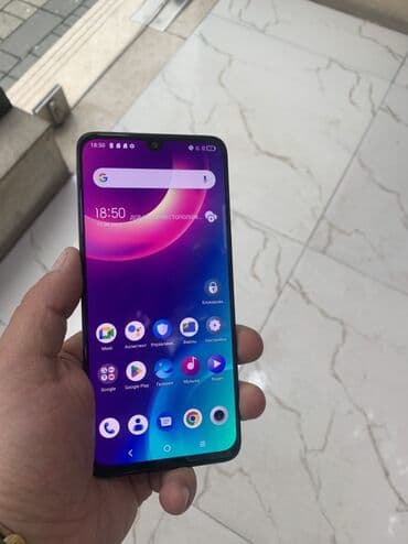 ucuz plansetler qiymeti: TCL T676Hsmartfon - Rəng: açıq mavi arxa panel, mat tekstura, metal — 4