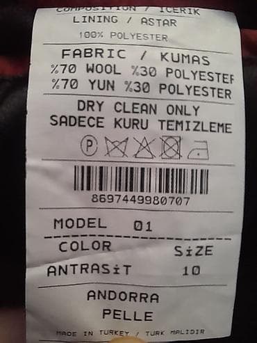 asbaz geyimi: Palto, rəng - Boz — 3