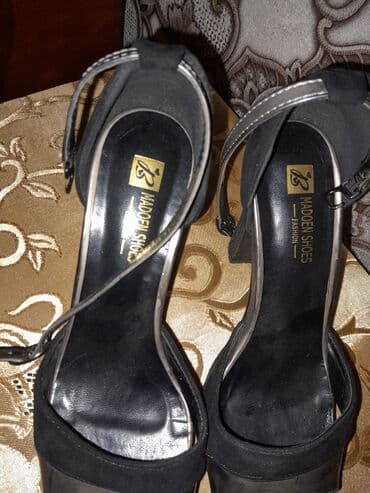 sukeçirməyən kişi sapoqları: Ölçü: 37, rəng - Qara, İşlənmiş — 2