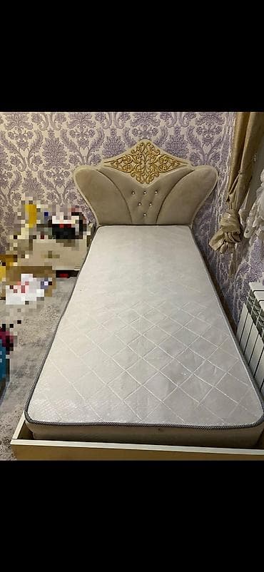 Təknəfərlik çarpayı, Bazasız, Matras ilə, Siyirməsiz