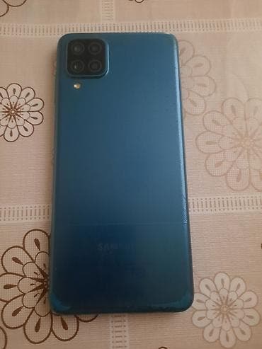 ucuz televizorlar: Samsung Galaxy A12, 64 GB, rəng - Mavi, Barmaq izi — 1